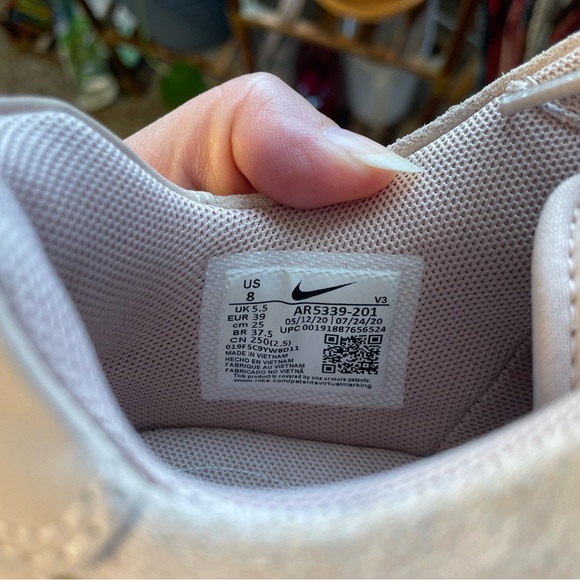 Nike Air Platform Pink Tennis Shoes - Picture 2 of 7